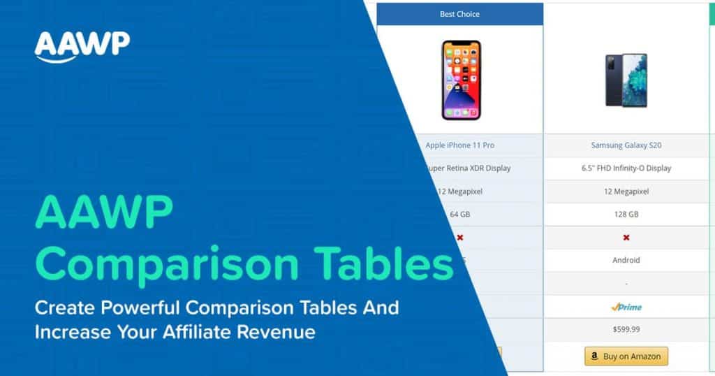 AWP Plugin for Amazon Affiliate Comparison Tables
