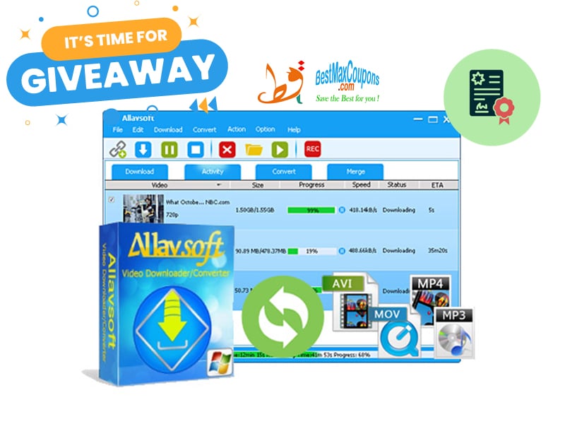 Allavsoft giveaway free license key - bestmaxcoupons