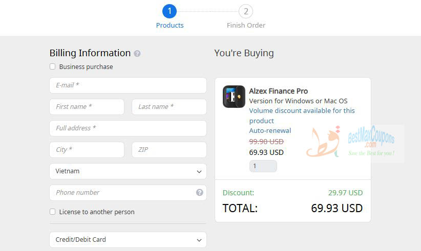 Alzex Finance Coupon Code - Save 30% Off Alzex Finance Pro